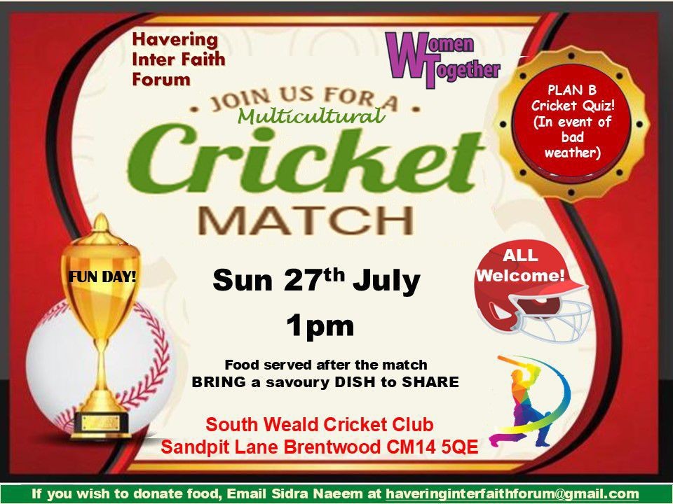 27th july cricket match Poster
